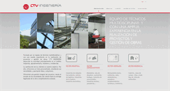 Desktop Screenshot of ctvingenieria.com